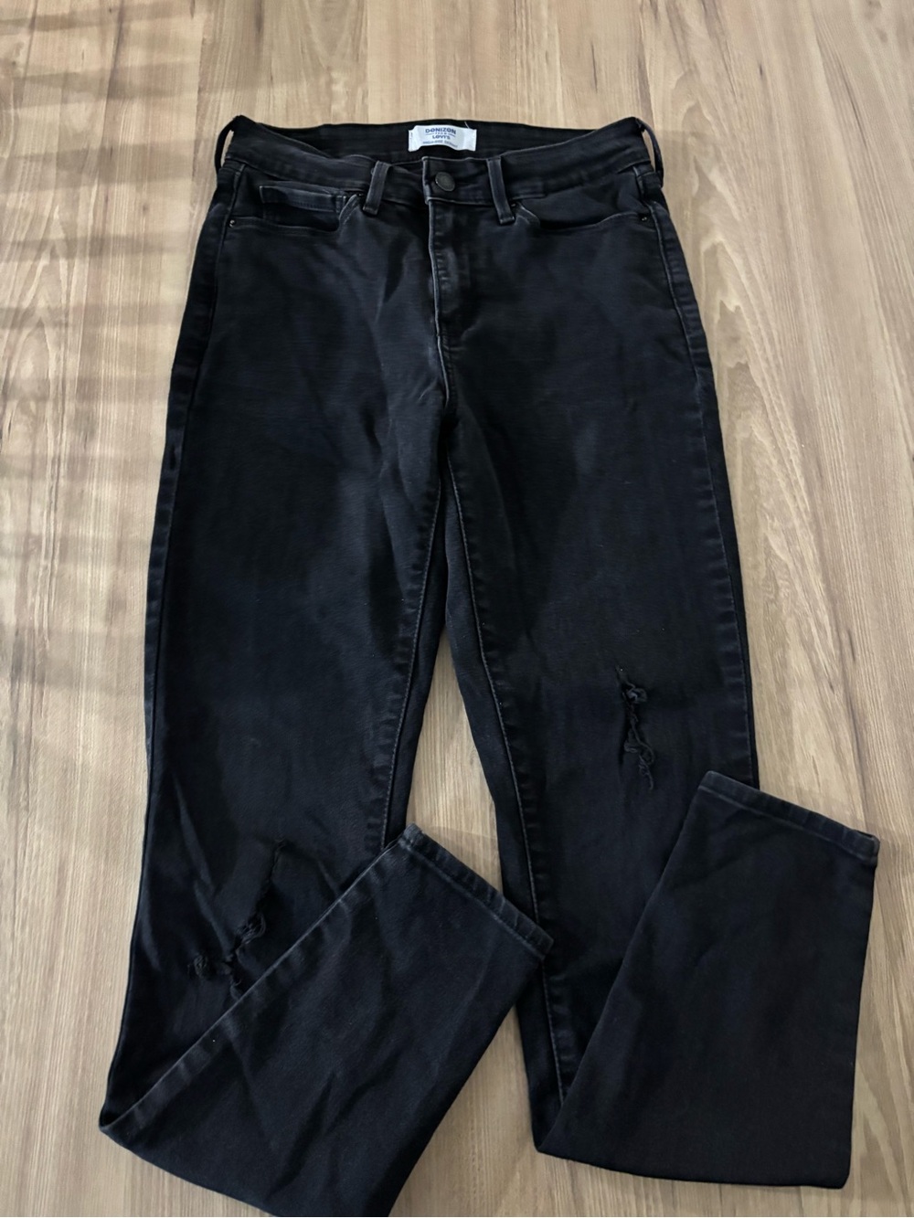Denizen by Levi's W27 L30 Black High-Rise Skinny Jeans